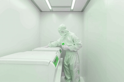 How are cleanrooms typically cleaned?
