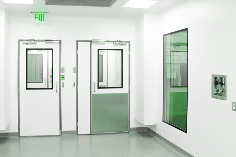 6 choices for cleanroom doors. This is how you choose the correct door