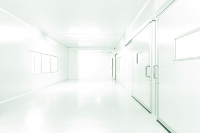 Cleanroom door for GMP pharmaceutical