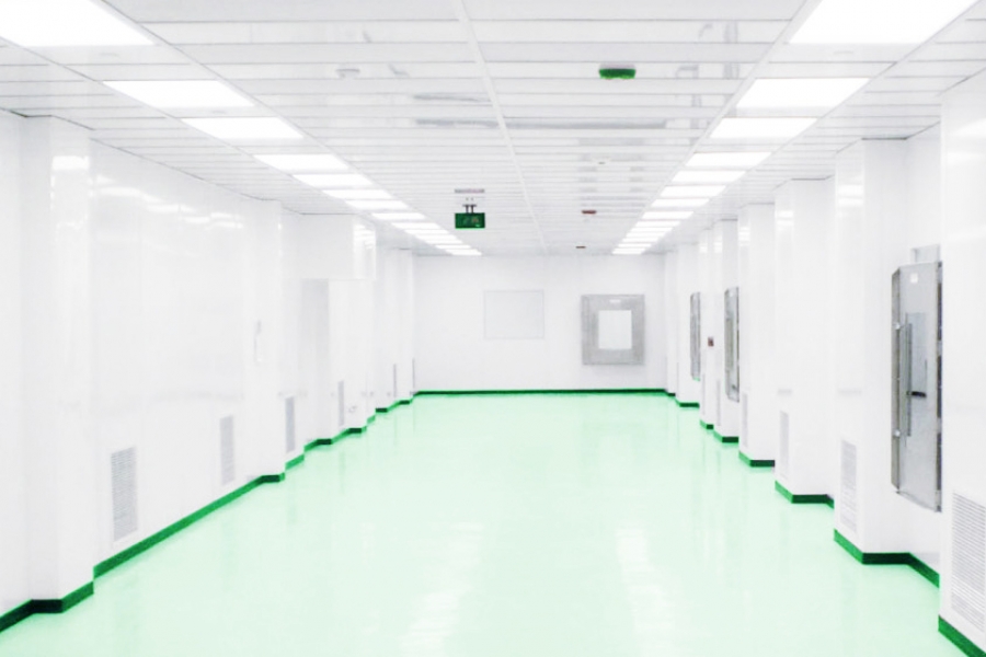 Type of cleanroom wall surface Type of cleanroom wall surface